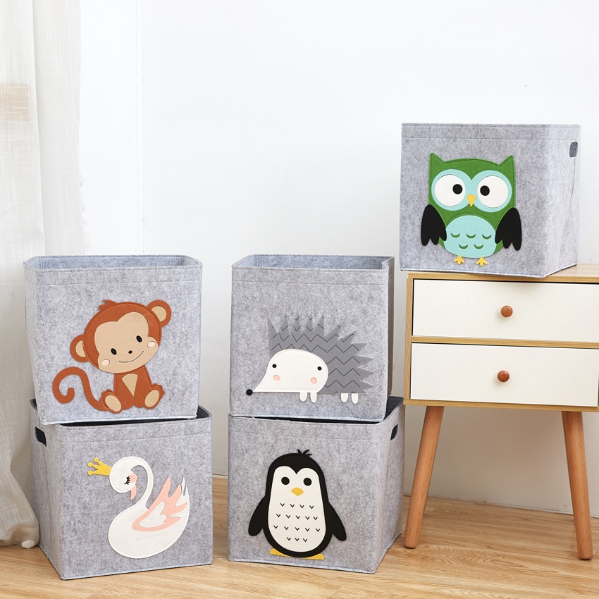 Kid's Animal Toy Box Storage Cube Kid's Animal Toy Box Storage Cube