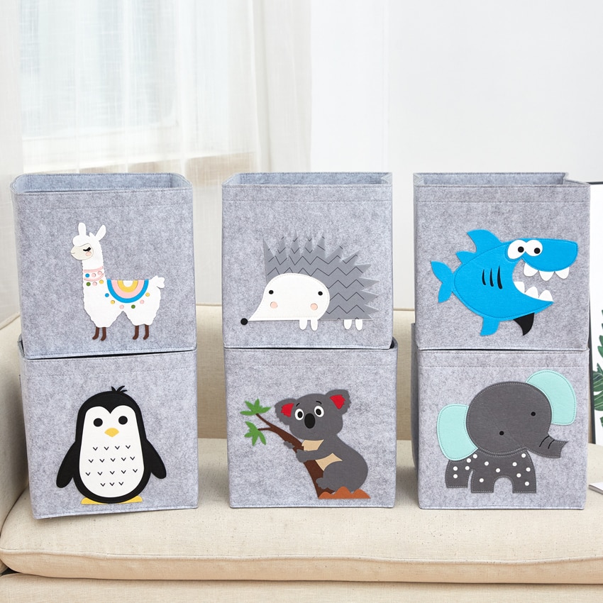 Kid's Animal Toy Box Storage Cube