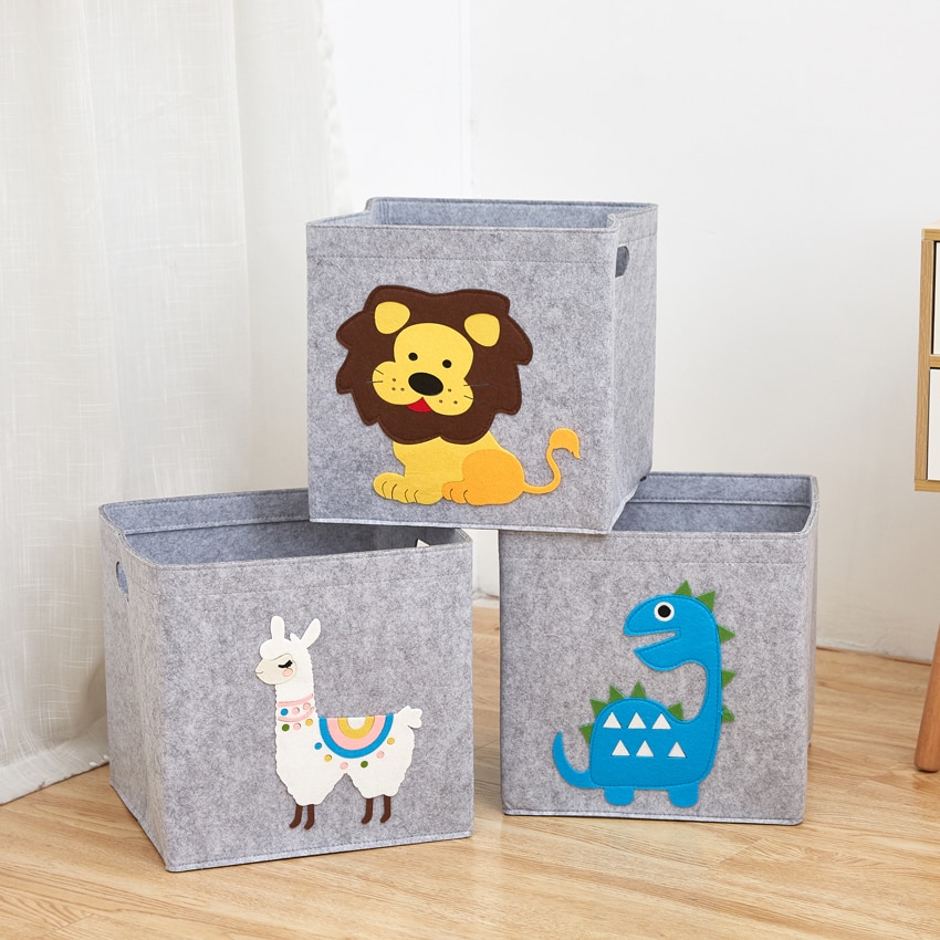 Kid's Animal Toy Box Storage Cube