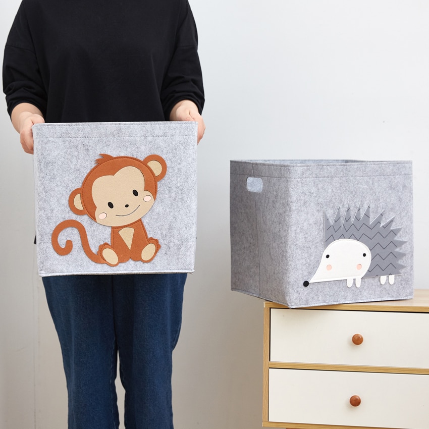 Kid's Animal Toy Box Storage Cube