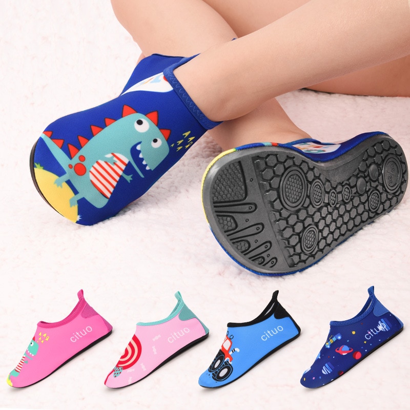 Kids Aqua Shoes Cartoon Design Kids Aqua Shoes Cartoon Design