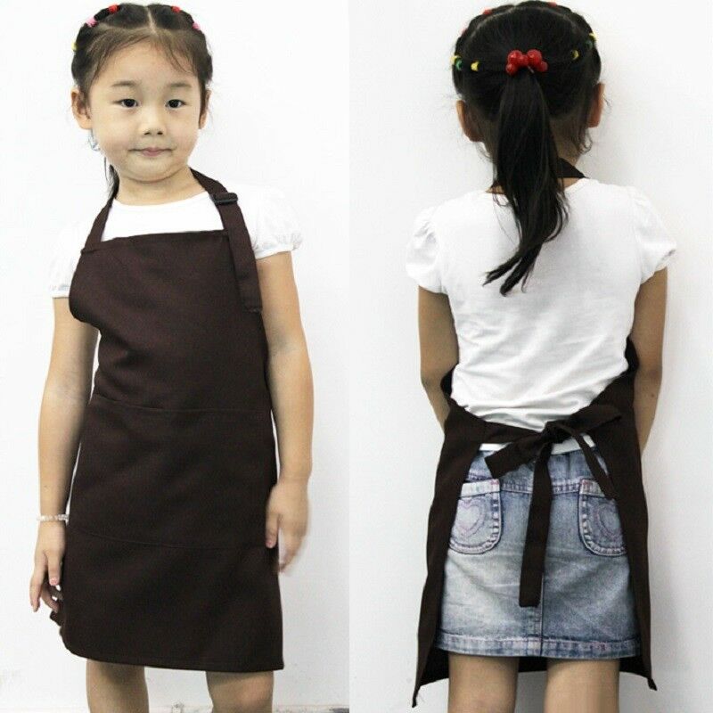 Kid's Baking Apron with Front Pockets Kid's Baking Apron with Front Pockets