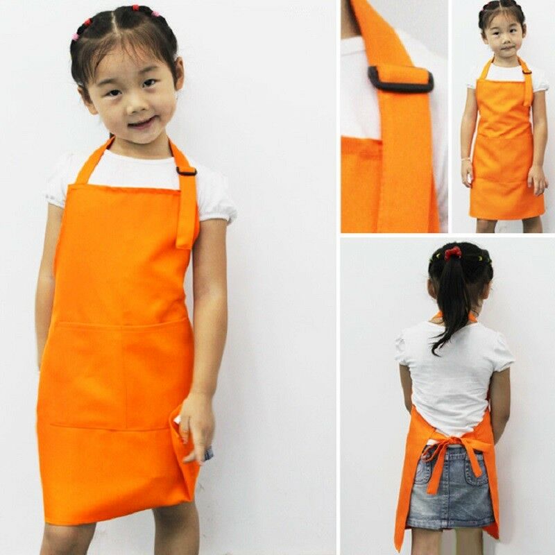 Kid's Baking Apron with Front Pockets Kid's Baking Apron with Front Pockets