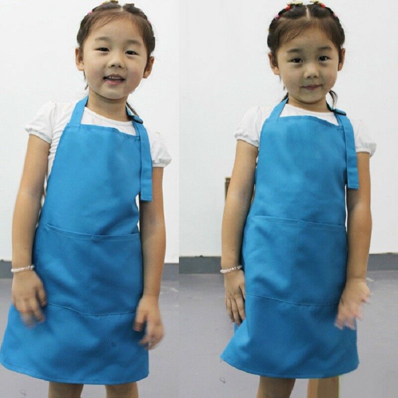 Kid's Baking Apron with Front Pockets Kid's Baking Apron with Front Pockets