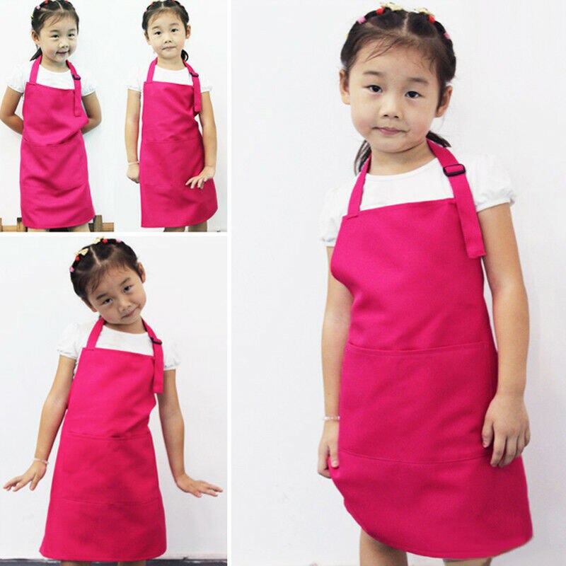Kid's Baking Apron with Front Pockets Kid's Baking Apron with Front Pockets