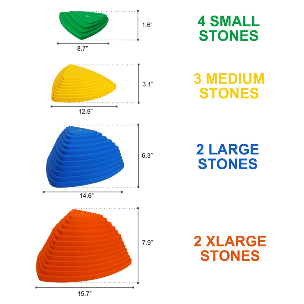 Kids Balance Stepping Stones (11pcs) Kids Balance Stepping Stones (11pcs)