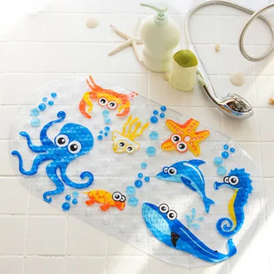 Kids Bath Mat Anti-Slip Shower Pad