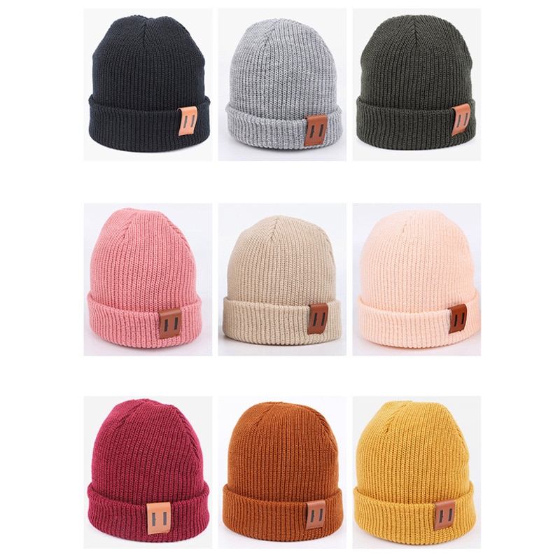 Kids Beanie Warm Knitted Headwear