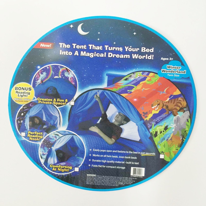 Kid's Bed Tent Magical Designs Kid's Bed Tent Magical Designs