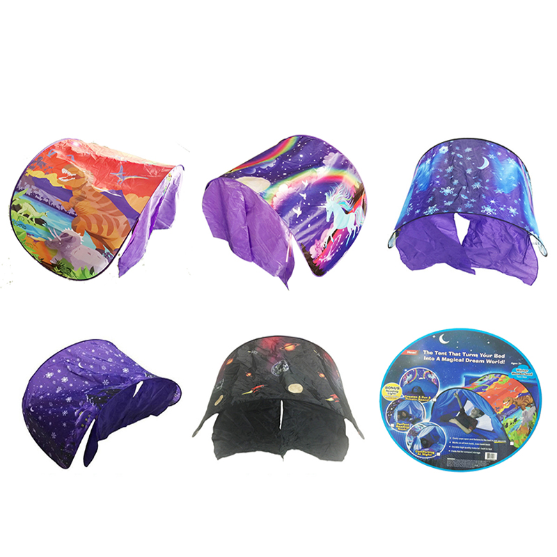 Kid's Bed Tent Magical Designs Kid's Bed Tent Magical Designs
