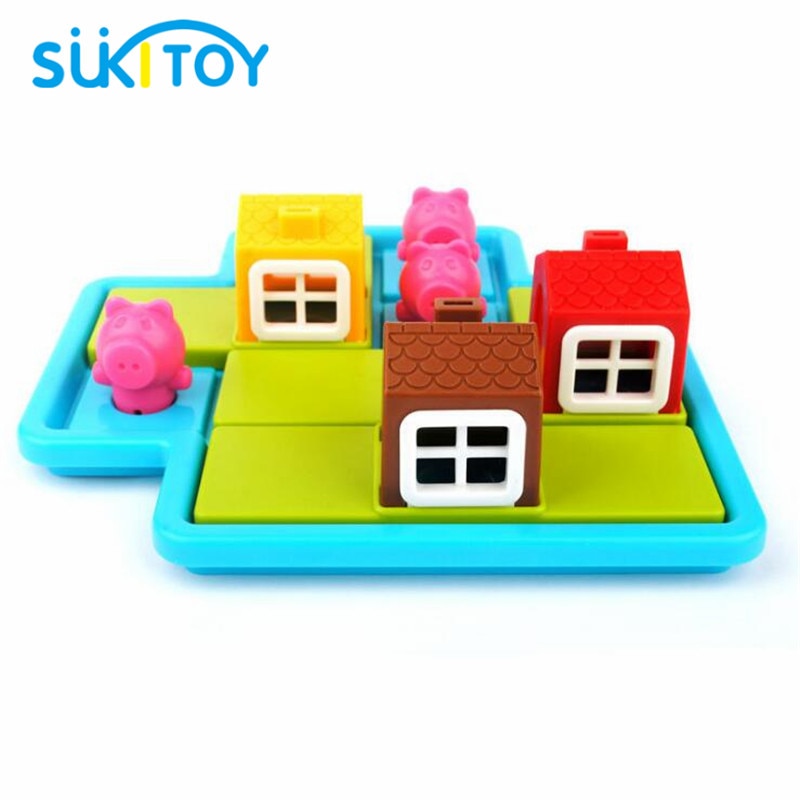 Kids Board Game 3 Little Pigs Story Kids Board Game 3 Little Pigs Story