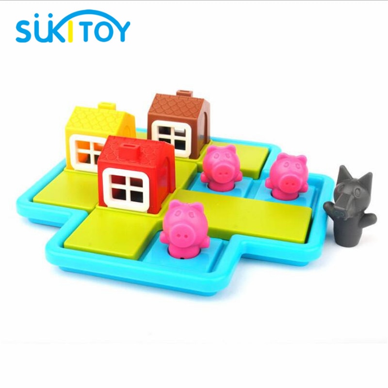 Kids Board Game 3 Little Pigs Story Kids Board Game 3 Little Pigs Story