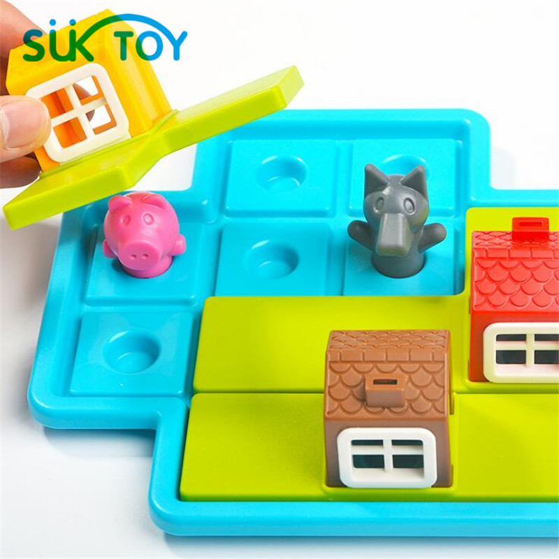 Kids Board Game 3 Little Pigs Story Kids Board Game 3 Little Pigs Story