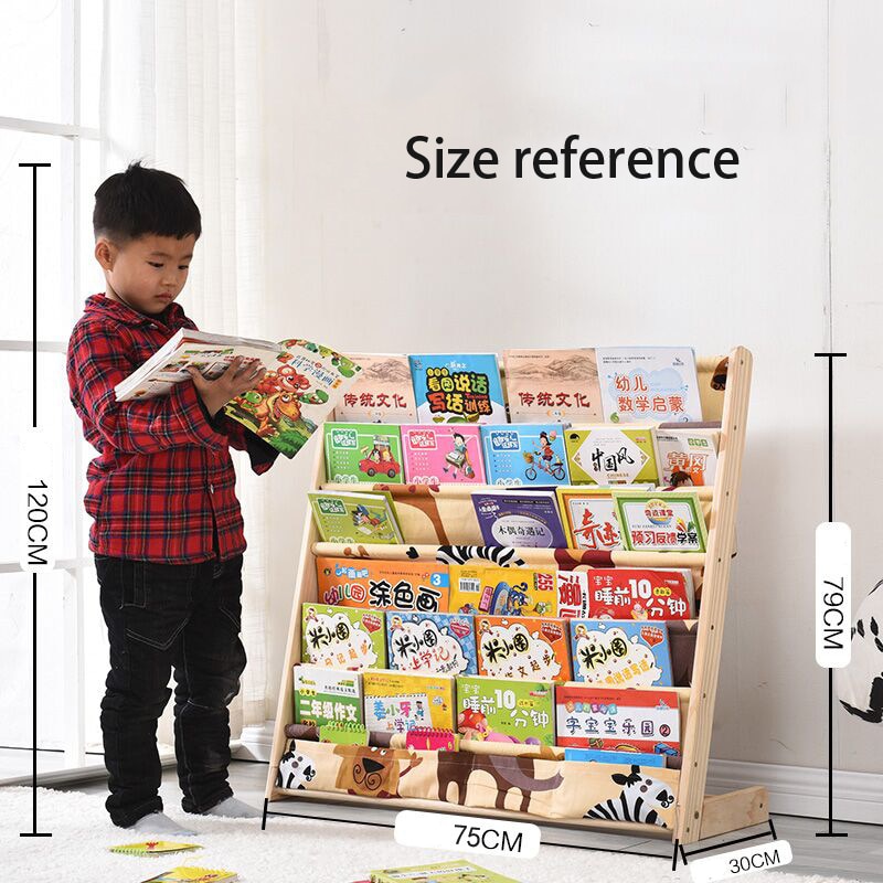 Kid's Bookcase Pocket Bookshelf Kid's Bookcase Pocket Bookshelf