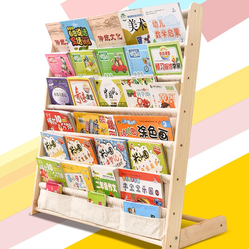 Kid's Bookcase Pocket Bookshelf Kid's Bookcase Pocket Bookshelf
