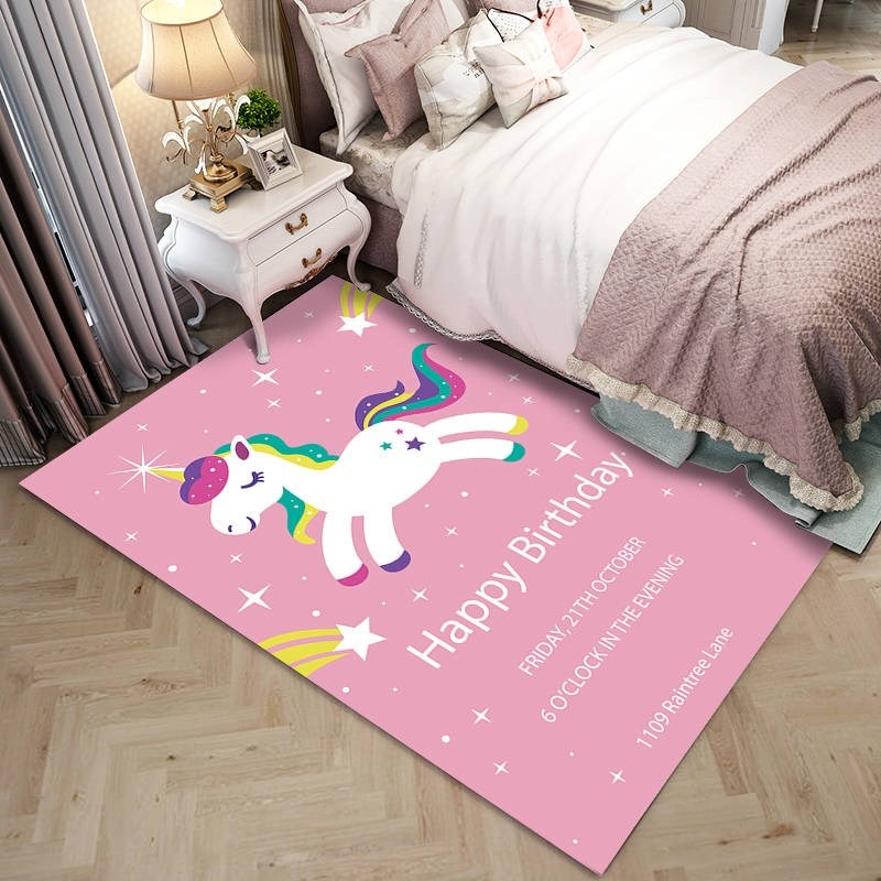 Kids Carpet Unicorn Design