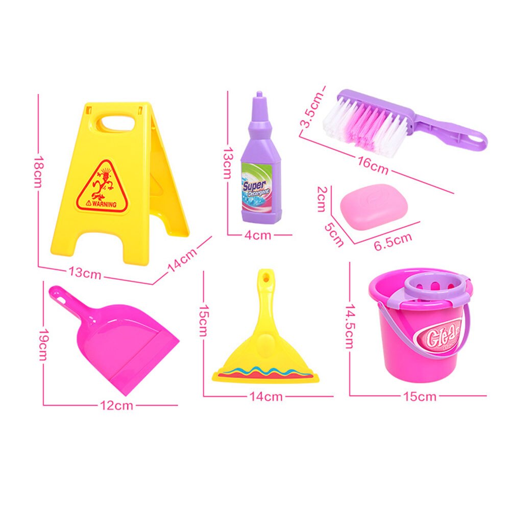 Kid's Cleaning Set Developmental Toy Kid's Cleaning Set Developmental Toy