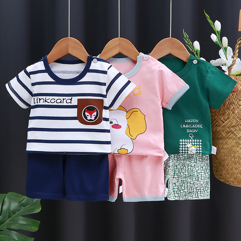 Kids Clothes Set Baby Boy/Girl T-Shirt + Shorts Summer Clothing Cotton Cartoon Casual Boys Tracksuit Children Baby Kids Clothes Set Baby Boy/Girl T-Shirt + Shorts Summer Clothing Cotton Cartoon Casual Boys Tracksuit Children Baby