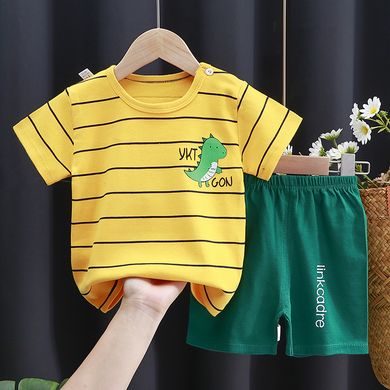 Kids Clothes Set Baby Boy/Girl T-Shirt + Shorts Summer Clothing Cotton Cartoon Casual Boys Tracksuit Children Baby Kids Clothes Set Baby Boy/Girl T-Shirt + Shorts Summer Clothing Cotton Cartoon Casual Boys Tracksuit Children Baby
