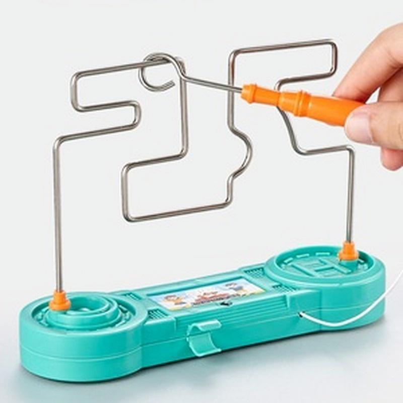 Kids Collison Electric Shock Toy Education Electric Touch Maze Game Party Funny Game Science Experiment Toys for