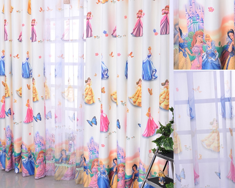 Kids Curtain Window Cartoon Decoration