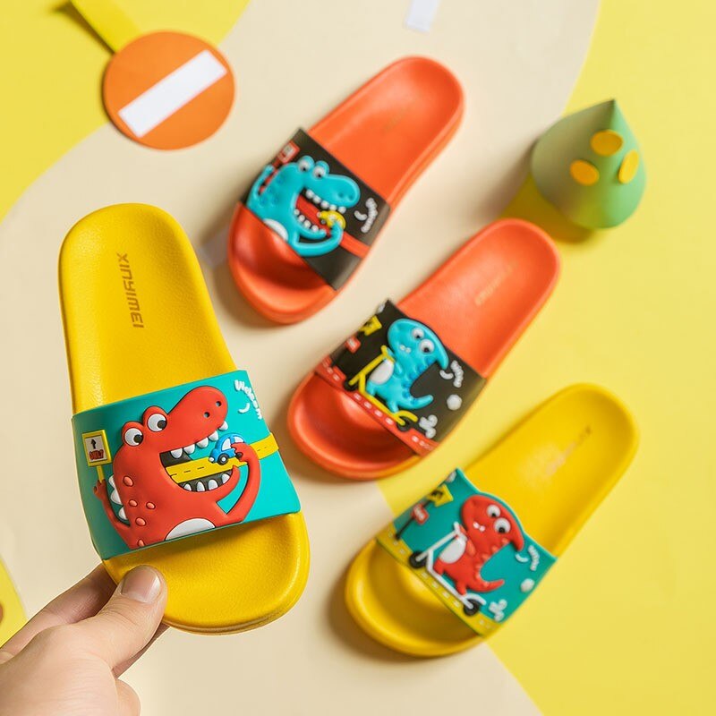 Kids Dinosaur Slippers Cute Non Slip Slippers Kids Dinosaur Slippers Cute Non Slip Slippers