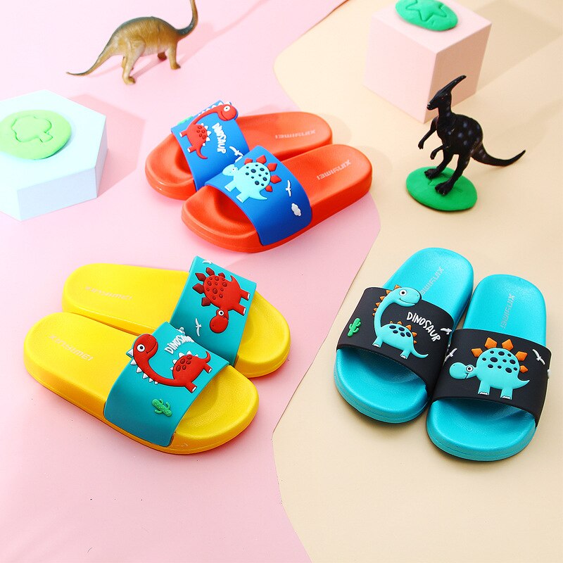 Kids Dinosaur Slippers Cute Non Slip Slippers Kids Dinosaur Slippers Cute Non Slip Slippers