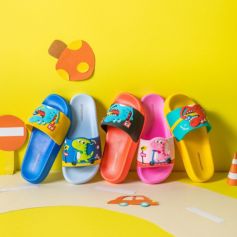 Kids Dinosaur Slippers Cute Non Slip Slippers Kids Dinosaur Slippers Cute Non Slip Slippers