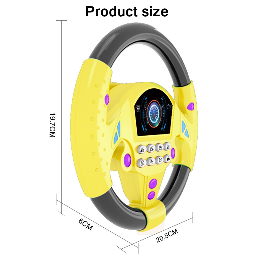 Kids Educational Steering Wheel Toy