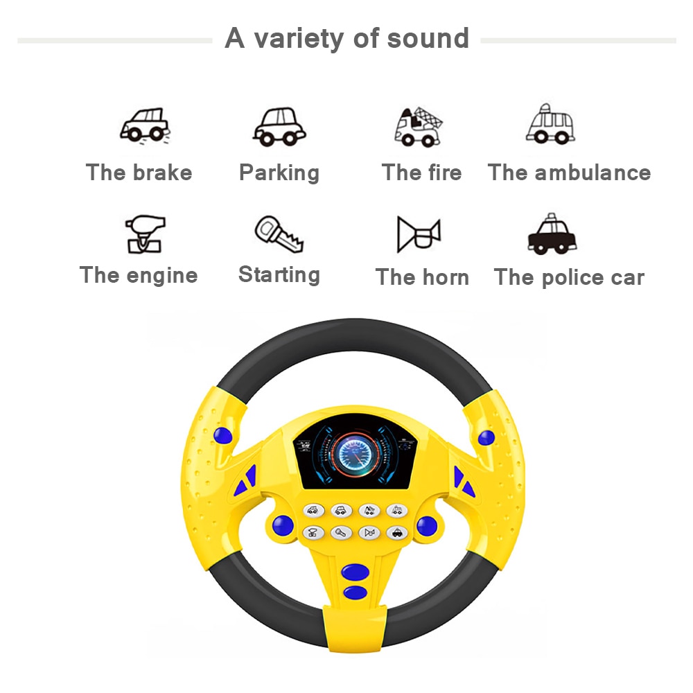 Kids Educational Steering Wheel Toy