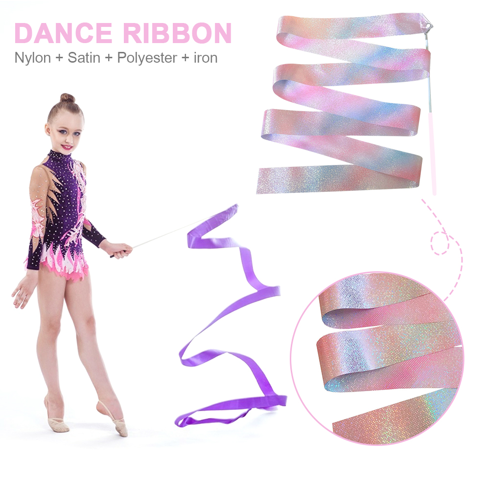 Kids Flashing Glitter Dance Ribbon
