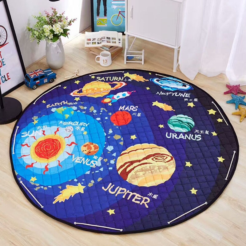 Kids Floor Mat Round Storage Toy Bag Kids Floor Mat Round Storage Toy Bag