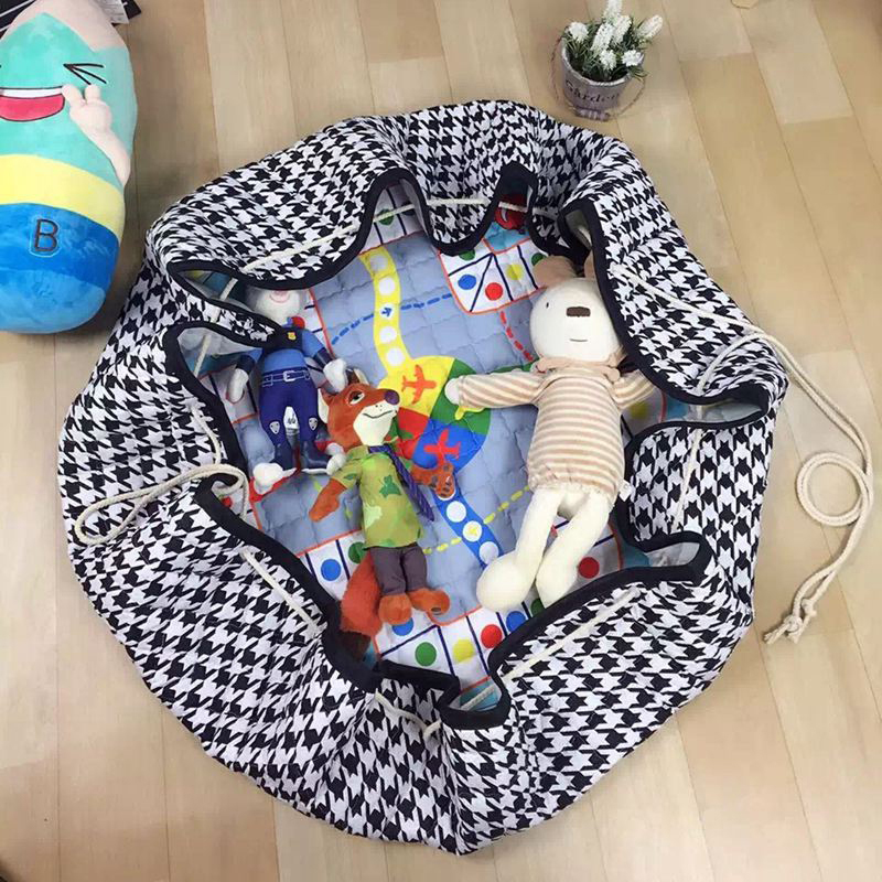 Kids Floor Mat Round Storage Toy Bag Kids Floor Mat Round Storage Toy Bag