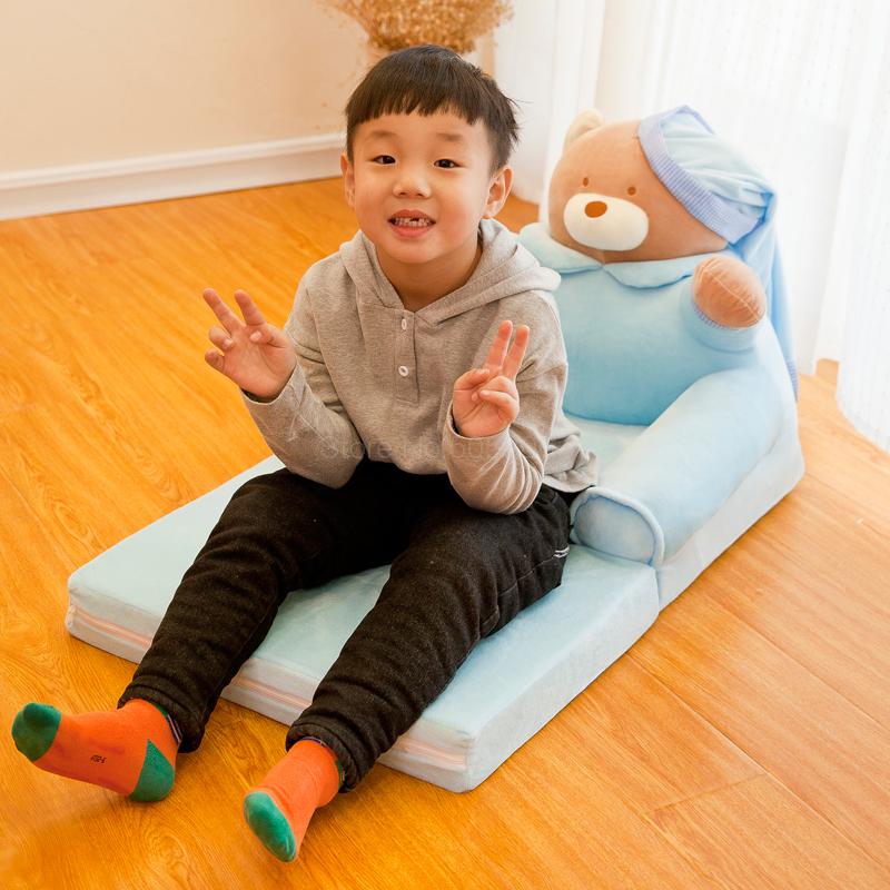 Kids Fold Out Sofa Soft Chair