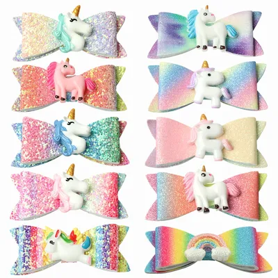 Kids Hair Bows Assorted Hairgrips 2pcs/set Kids Hair Bows Assorted Hairgrips 2pcs/set