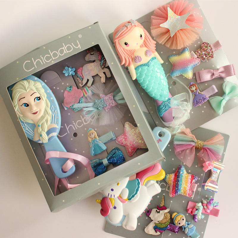 Kids Hair Clips Hairbrush Set Kids Hair Clips Hairbrush Set