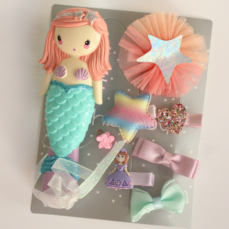 Kids Hair Clips Hairbrush Set Kids Hair Clips Hairbrush Set
