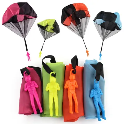 Kids Hand Throwing Soldier Parachute Toy Kids Hand Throwing Soldier Parachute Toy