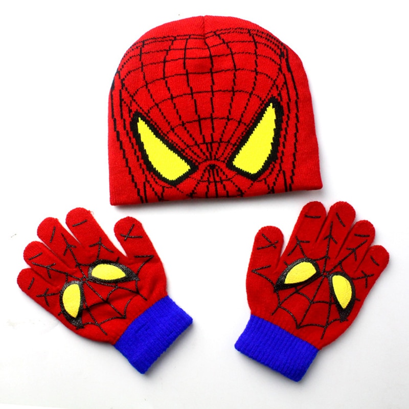 Kids Hat and Gloves Cartoon Design Kids Hat and Gloves Cartoon Design
