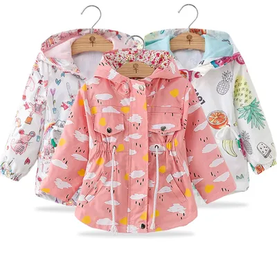 Kids Jacket Girls Trench Coat Outerwear Kids Jacket Girls Trench Coat Outerwear