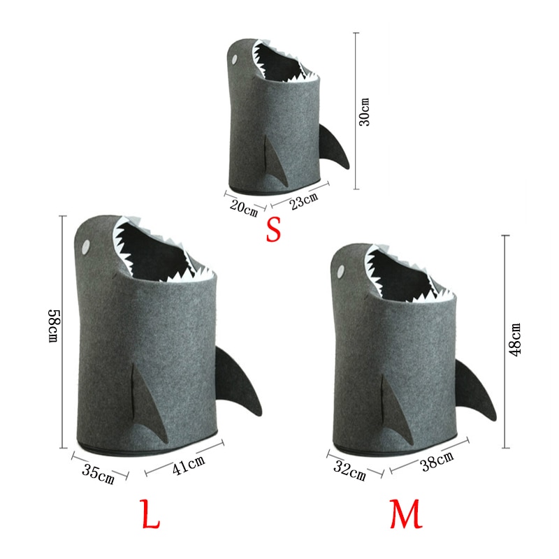 Kids Laundry Basket Shark Clothes Organizer Kids Laundry Basket Shark Clothes Organizer