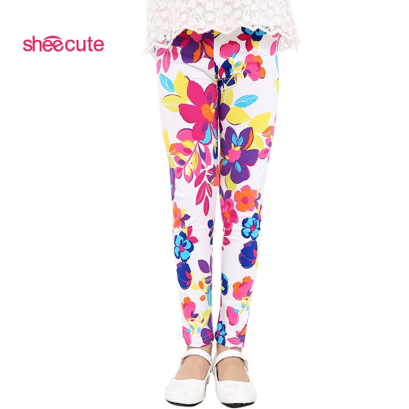 Kids Leggings Girls Flower Prints Kids Leggings Girls Flower Prints