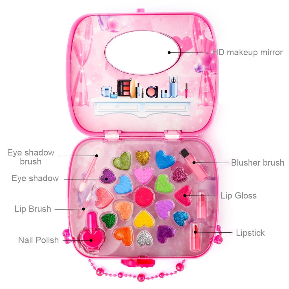 Kids Makeup Set Cosmetic Bag Toy Kids Makeup Set Cosmetic Bag Toy