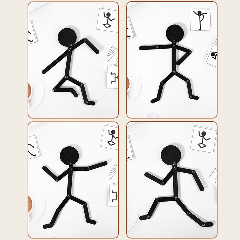 Kids Montessori Educational Wooden Stick Men Puzzle Game Kids Hand Skill Fine Motor Training Assemble Toys For Baby Kids Montessori Educational Wooden Stick Men Puzzle Game Kids Hand Skill Fine Motor Training Assemble Toys For Baby