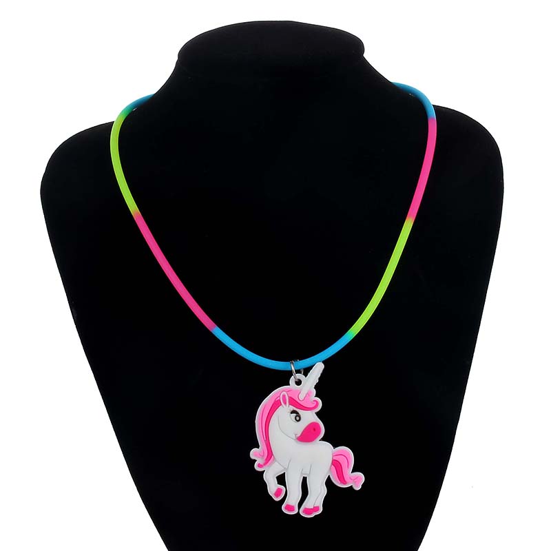 Kids Necklace Colorful Silicone Jewelry Kids Necklace Colorful Silicone Jewelry