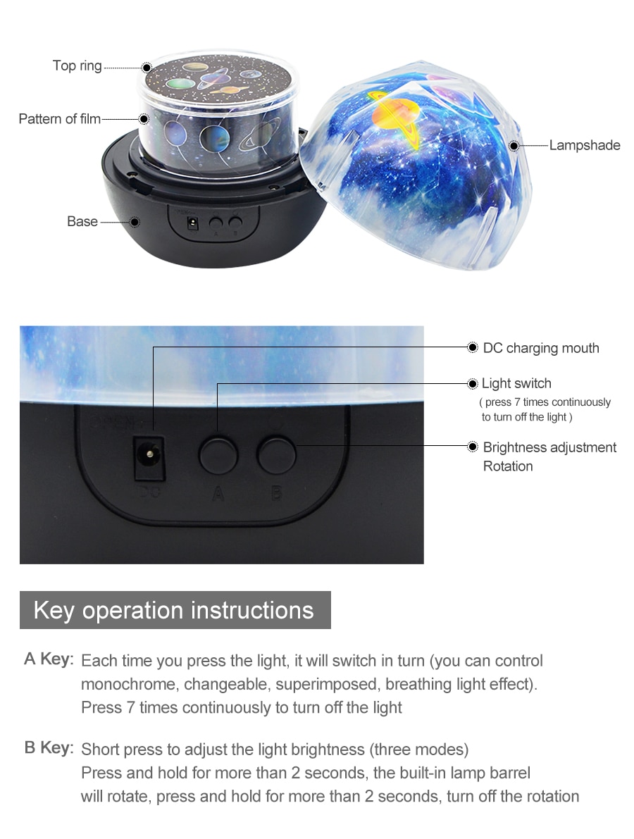 Kid's Night Light Projector Kid's Night Light Projector