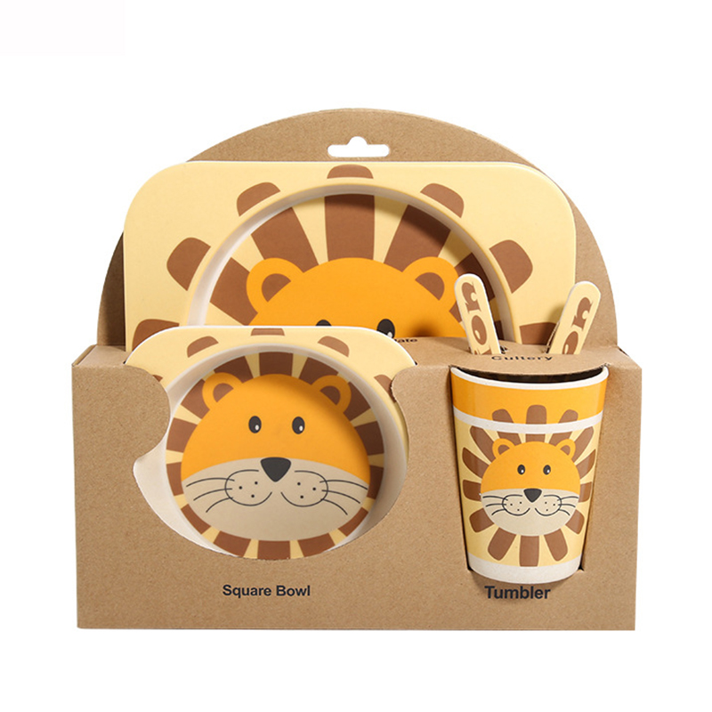 Kids Plate Set Cartoon Tableware (5Pcs Set) Kids Plate Set Cartoon Tableware (5Pcs Set)