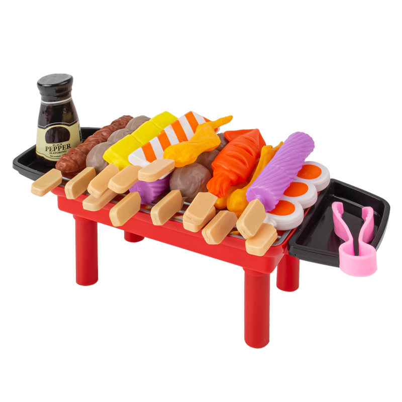Kids Play House Barbecue Toy Set Kitchen Pretend Play Cooking Toys Simulation Food Cookware BBQ Kit Cosplay Game Gifts Kids Play House Barbecue Toy Set Kitchen Pretend Play Cooking Toys Simulation Food Cookware BBQ Kit Cosplay Game Gifts