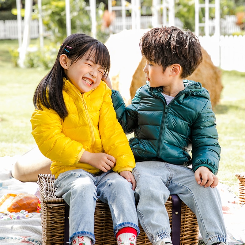 Kids Puffer Jacket With Hood Kids Puffer Jacket With Hood