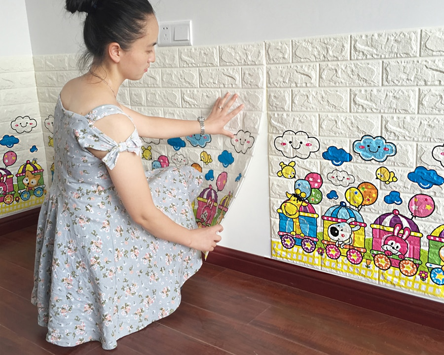 Kids Room Wallpaper Self Adhesive (1 piece) Kids Room Wallpaper Self Adhesive (1 piece)